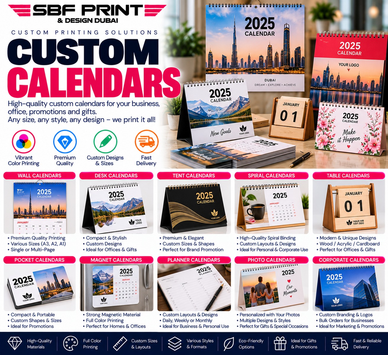 Custom Calendars