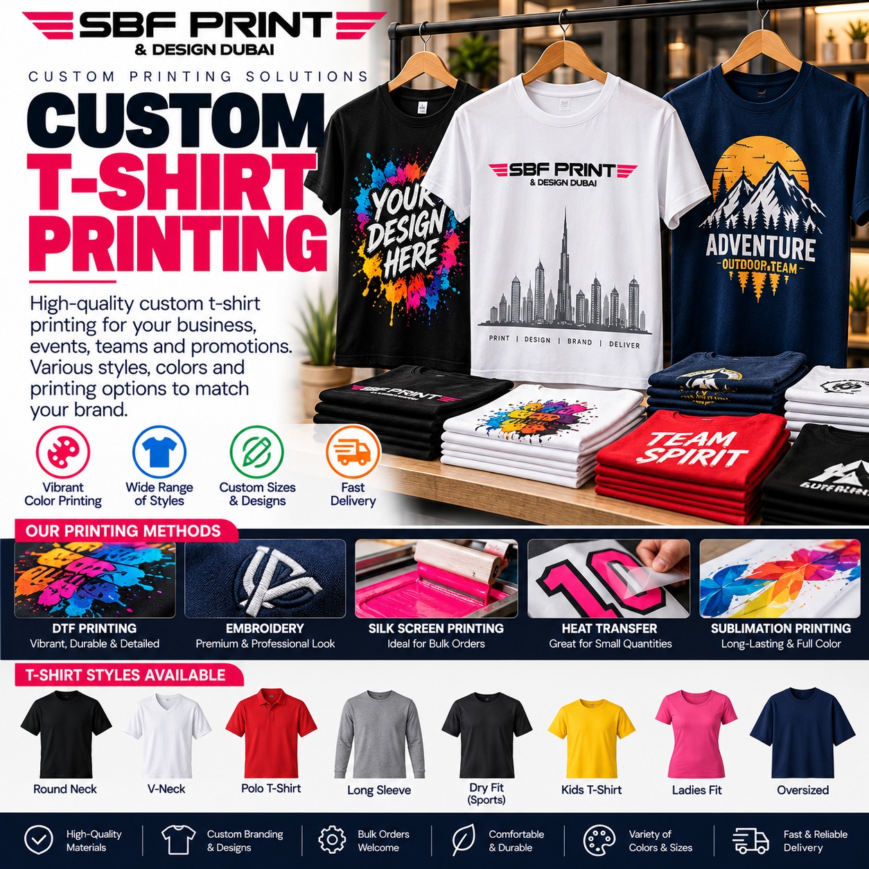 Custom T-Shirt Printing